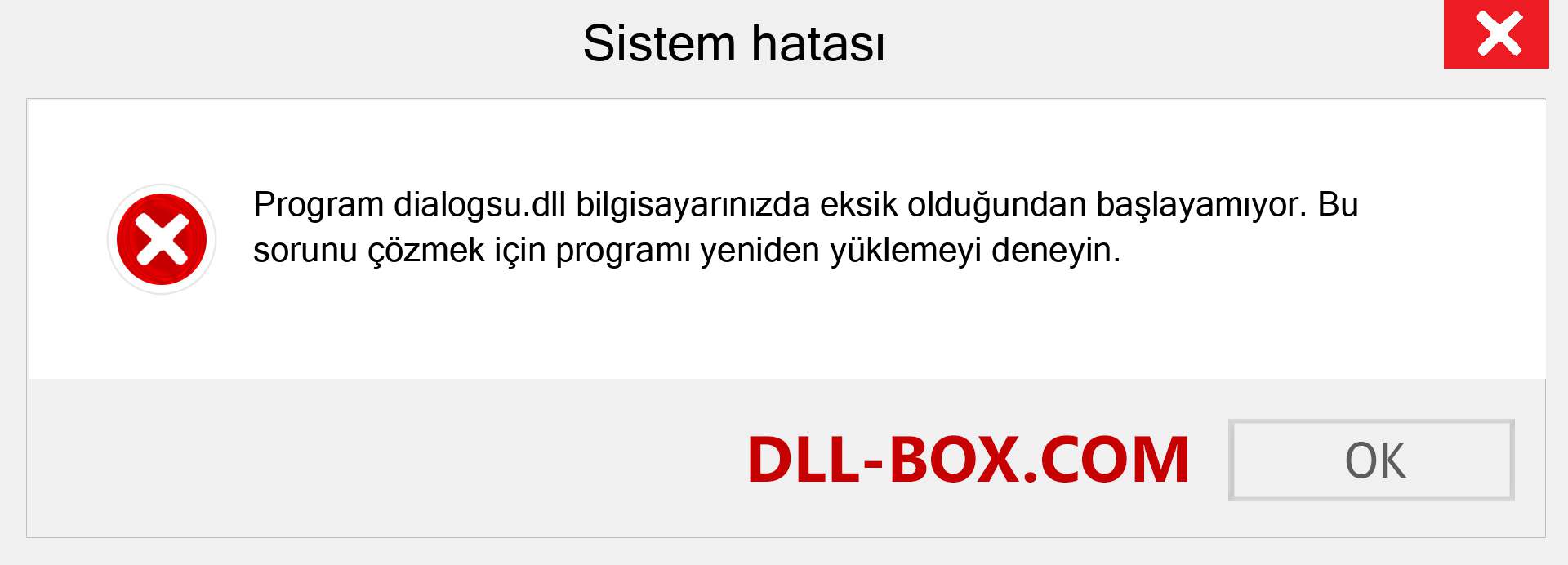 dialogsu.dll dosyası eksik mi? Windows 7, 8, 10 için İndirin - Windows'ta dialogsu dll Eksik Hatasını Düzeltin, fotoğraflar, resimler